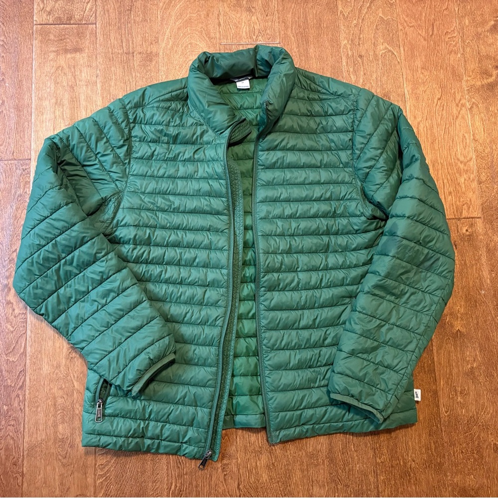 Duluth Trading Co Green Puffer Jacket